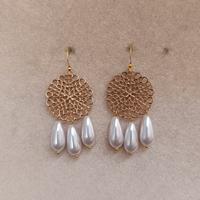 orecchini artigianali perle