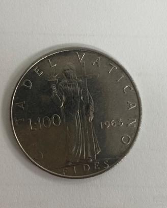100 Lire Città del Vaticano 1963