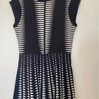 Vestito Zara nero e bianco