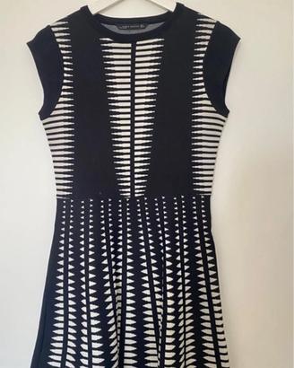 Vestito Zara nero e bianco