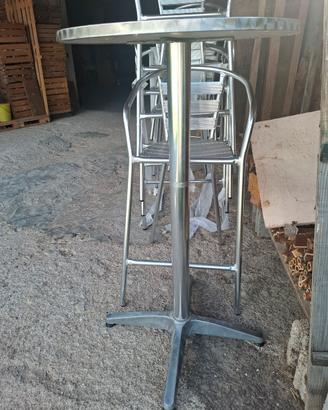 sedie e tavoli alluminio Maruccia bar e ristoranti