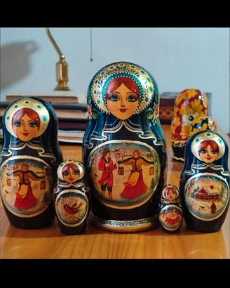 Matrioska russa istoriata 