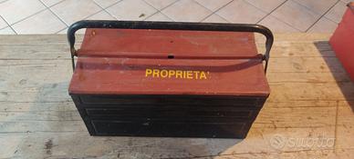 Cassetta attrezzi in metallo  5 scomparti
