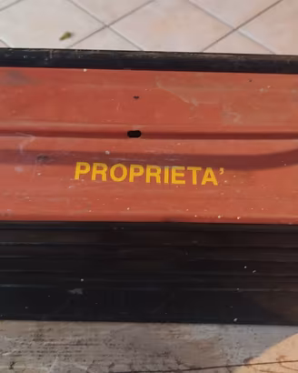 Cassetta attrezzi in metallo  5 scomparti
