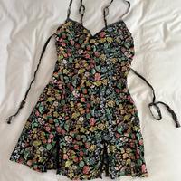 Sottoveste intimissimi M seta nera vestaglia donna