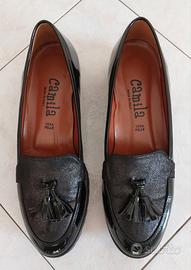 Mocassini vernice nera nr.40