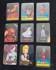 9x DRAGON BALL - Lamincards GOKU | Z e GT