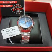Sector No Limita Mult Blue Dial Bracelet ss