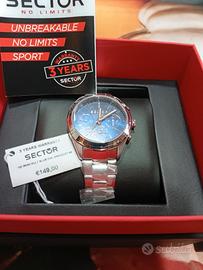 Sector No Limita Mult Blue Dial Bracelet ss