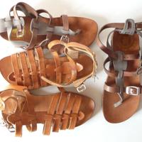 Sandali cuoio pelle tg 36 e 37 nuovi