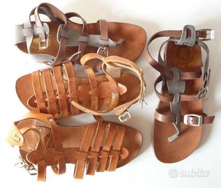 Sandali cuoio pelle tg 36 e 37 nuovi