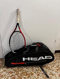 Kit tennis head borsone + racchetta