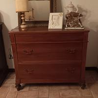 mobile con due cassetti apribile da sopra 