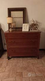 mobile con due cassetti apribile da sopra 