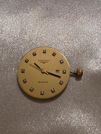 Raro Set LONGINES Quartz – Quadrante "Diamond" 25m