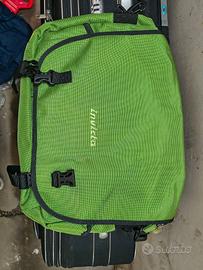 borsa INVICTA verde mela porta PC multitasche