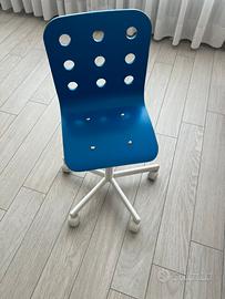 Sedia IKEA blu  bambino scrivania