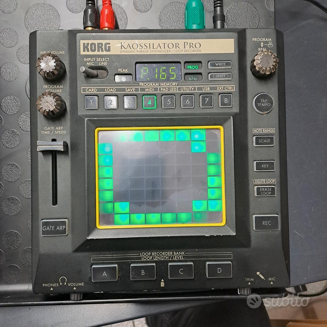 Korg Kaossilator Pro, synth/vocoder/groovebox - Console e