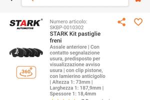 Pastiglie Freni Audi