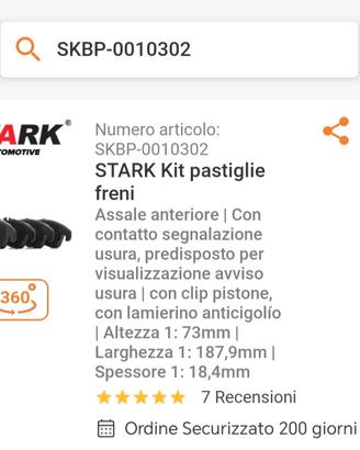 Pastiglie Freni Audi
