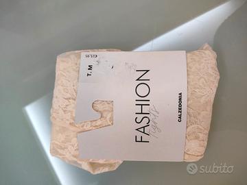 Calzedona donna pizzo M.panna 