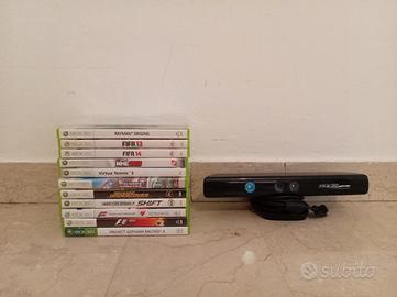12 giochi dell' Xbox360 + Kinect funzionanti 