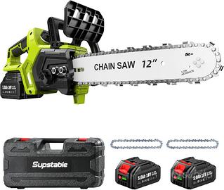 12 Pollici Motosega a Batteria, Motosega Elettrica
