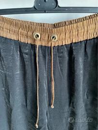 Pantaloni neri satinati tg XL ZARA BASIC