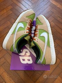 Scarpe Nike Dunk SB Low Pro Wc Uomo Verde/Beige 45