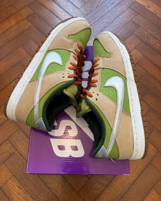 Scarpe Nike Dunk SB Low Pro Wc Uomo Verde/Beige 45