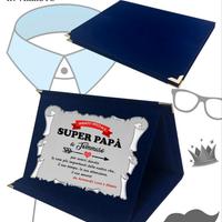 Targa Premio Papà Personalizzata - Velluto 20x25 