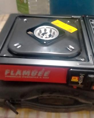 Fornello da campeggio portatile a gas FLAMBEE