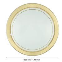 Plafoniera-Applique Contemporanea Planet 1 Acciaio