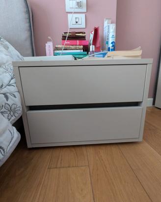 Coppia Comodini Moderni ORME - Tortora 53x42x39