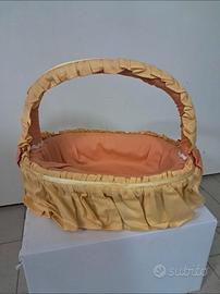 Cesto Porta Bomboniere / Portaoggetti in Tessuto