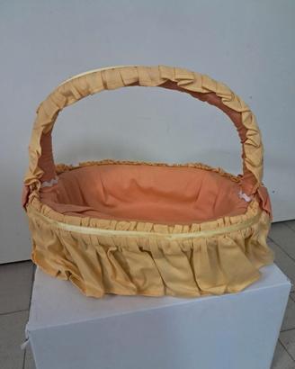 Cesto Porta Bomboniere / Portaoggetti in Tessuto