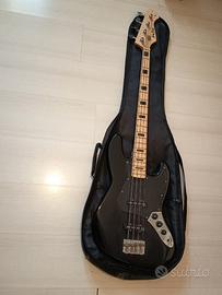 Harley Benton JB-75MN Black Vintage Series