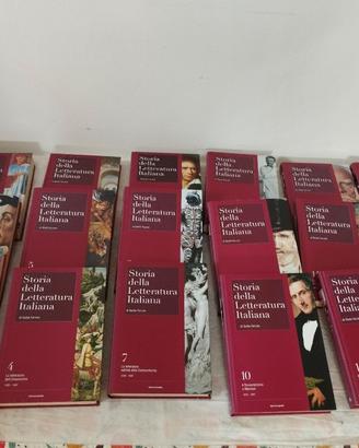 Letteratura Italiana di Giulio Ferroni 18 volumi