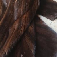 Pelliccia in visone scuro alta sartoria fiorentina