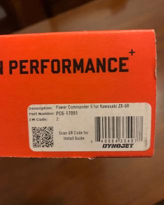 Power Commander 6 kawasaki zx6r 2024-2025