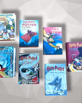 7 PRIME STAMPE Harry Potter COLLEZIONE COMPLETA IT