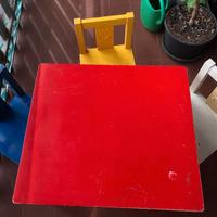 3 sedioline + tavolino in legno IKEA KRITTER