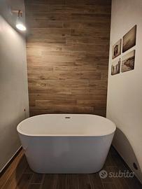 Vasca da bagno freestanding 150x75 stile moderno 