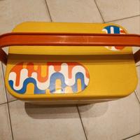 frigo portatile vintage Style con divisore 