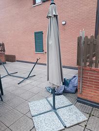 ombrellone apribile da giardino e terrazzo 