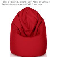 Pouf a Sacco Morbido in Poliestere