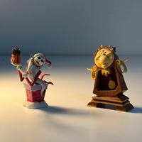 Decorazione disney store tockins e jack skeletron