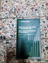 Set cacciachiodi e punzoni Parkside 6 pezzi