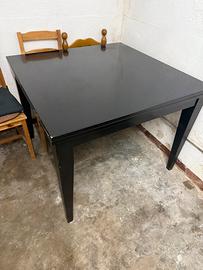 Tavoli quadrato nero