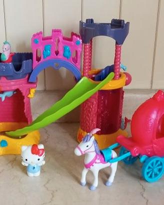 Castello gioco con carrozza